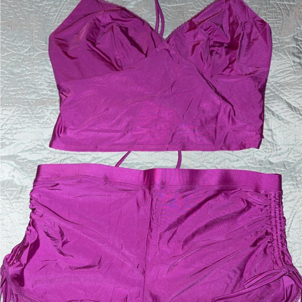 Savage X Fenty Vibrant Purple Pajama Set
